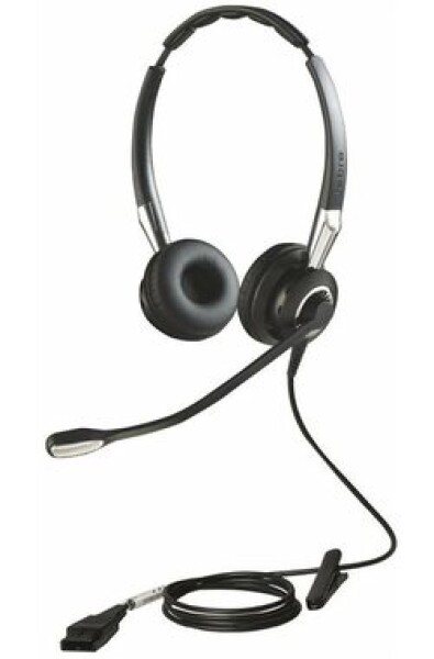 Jabra BIZ 2400 II čierno-strieborná / Pre callcentrá / Stereo / QD (2489-825-209)