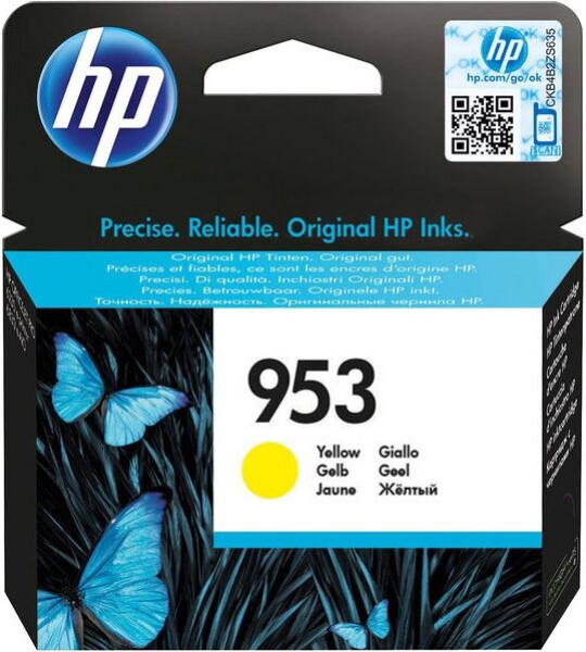 HP 953 Original Yellow - F6U14AE#BGY