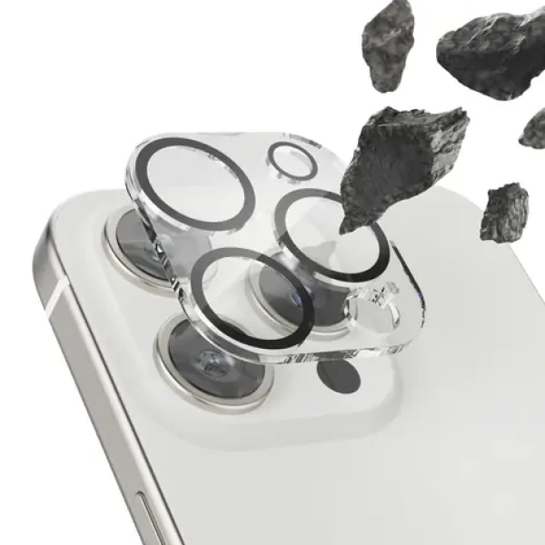 HAMA Cam Protect číra / Ochranné sklo fotoaparátu / Apple iPhone 15, 15 PLUS / temperované sklo 9H