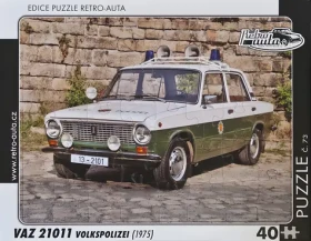 RETRO-AUTA Puzzle č.73 VAZ 21011 Volkspolizei (1975)