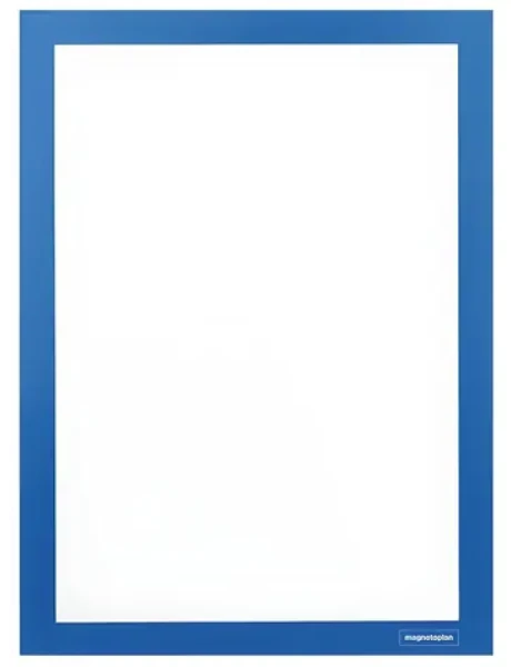 Magnetoplan Magnetofix A4 modrá (2 ks) / Magnetický rámček / samolepiaci (MAGFRAMEADH4B)