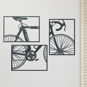 Veselá Stena Samolepka Bicykel trojdielny
