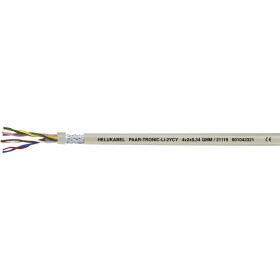 HELU 21112-1000 dátový kábel Li2YCY 3 x 2 x 0.22 mm² sivá 1000 m; 21112-1000