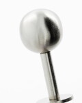 House Doctor Kovový vešiak Ball Silver Finish – set 2 Ks