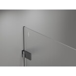 MEXEN/S - Lunar-B sprchovací kút dvere krídlové ľavá 100 x 70, transparent, grafit kartáčovaná 832-100-070-66-00-L