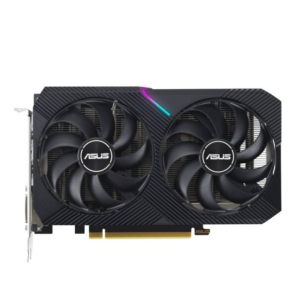 Asus Dual GeForce RTX 3050 OC V2 8GB / 1552 - 1777 MHz / 8GB GDDR6 / 128-bit / 1x DVI + 1x HDMI + 1x DP / (6) (90YV0GH6-M0NA00)