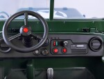 Mamido Detské elektrické autíčko Jeep Willys 4x4 trojmiestne zelené