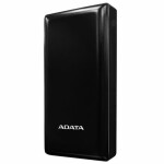 ADATA C20 Power Bank 20000mAh čierna / 2.1A / 2x USB-A / 1x USB-C (PBC20-BK)