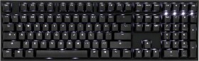 Ducky Ducky One 2 Backlit PBT Gaming Tastatur, MX-Red, weiße LED - schwarz