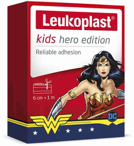 LEUKOPLAST Kids hero náplasť na rany 6 cm x 1 m pás 1 ks