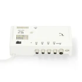 Nedis CATV Zosilňovač biela / Zosilnenie: 20 dB / 47 - 694 MHz / Počet výstupov: 4 / Ovládanie zosilnenie (SAMP42244WT)