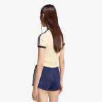 Tričko adidas Knitted T-shirt Warm Vanilla/ Night Indigo S