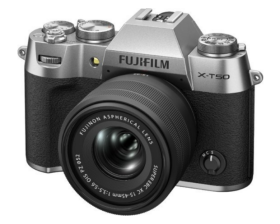 FUJIFILM X-T50/XC15-45mmF3.5-5.6 OIS PZ strieborný