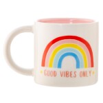 Sass & belle Porcelánový hrnček Good Vibes Only 300 ml