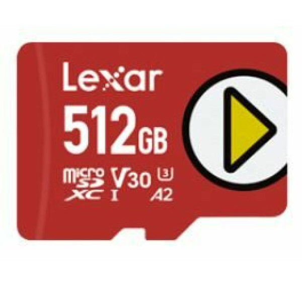 Lexar PLAY microSDXC 512GB / čítanie: 150MBs / UHS-I U3 / A2 / Class 10 (LMSPLAY512G-BNNNG)