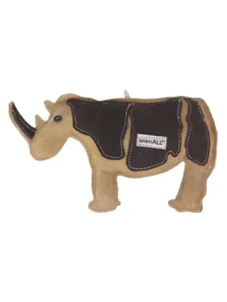 AnimALL Hračka Nosorožec koža natural 25x16,5 cm (110303)