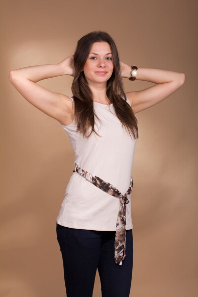 Blúzka Lucinda 3980 béžová - Lookat L