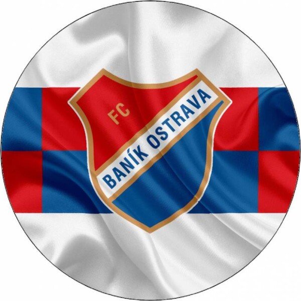 Jedlý papier Logo FCB Baník Ostrava 19,5 cm - Pictu Hap - Pictu Hap