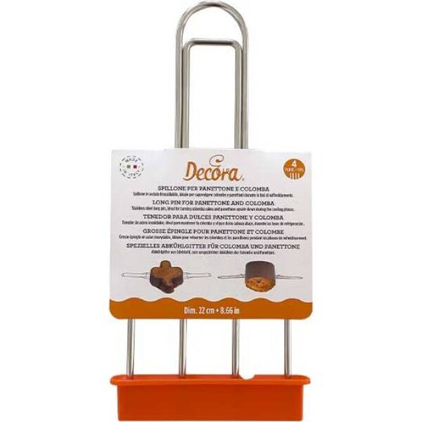 Pomůcka na vychladnutie panettone a koláča dvojitá 22 cm - Decora - Decora