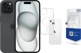 Apple iPhone 15 256GB Black (MTP63) + Etui MagCase