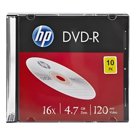 HP DME00085-3 / DVD- R / 4.7 GB / 16x / Slim case / 10 ks (DME00085-3)