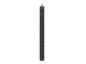 Armac M12/16A Rack 19" čierna / Rozvodný panel / 12 zásuviek / 16A / 1,5 m kábel (M12/15/CZ)
