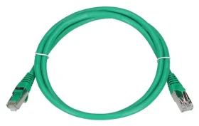 Extralink zelená / Patch kábel / Cat.6 / FTP / 1 m
