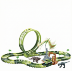 Mamido Mamido Dinosauria dráha so slučkou, figúrkami a autíčkom 120 dielov MT1523