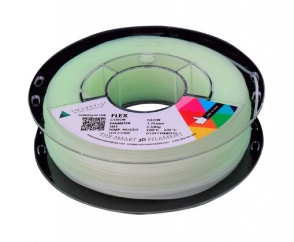 Smartfil FLEX filament GLOW svietiaci v tme 1,75 mm Cívka: 0,75 kg