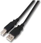 EFB čierna / USB kábel / USB-A - USB-B / USB 2.0 / 5 m (K5255SW.5)