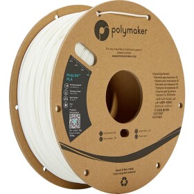 Polymaker PA02002 PolyLite vlákno pre 3D tlačiarne PLA plast 1.75 mm 1000 g biela 1 ks; PA02002