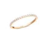 Daniel Wellington Trblietavý bronzový prsteň s kubickými zirkónmi Mirelle DW0040157 56 mm
