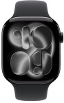 Apple Watch Series 11 42mm Jet Black /Black Sport Band - S/M