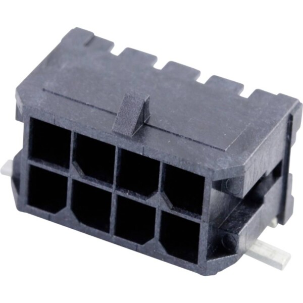 Molex vstavaná pinová lišta (štandardná) Počet pólov 8 Raster (rozteč): 3 mm 430450810 1 ks Tape on Full reel; 430450810