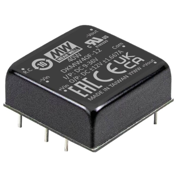 MEAN WELL DKMW40G-15 DC / DC menič napätia 40 W Počet výstupov: 1 x; DKMW40G-15