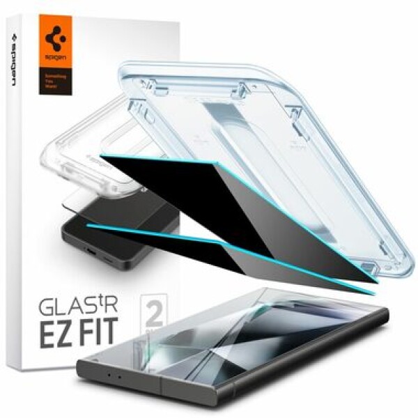 Spigen Glass TR EZ Fit Privacy 2 Pack ochranné sklo pre Samsung Galaxy S24 Ultra / 2ks (AGL07625)