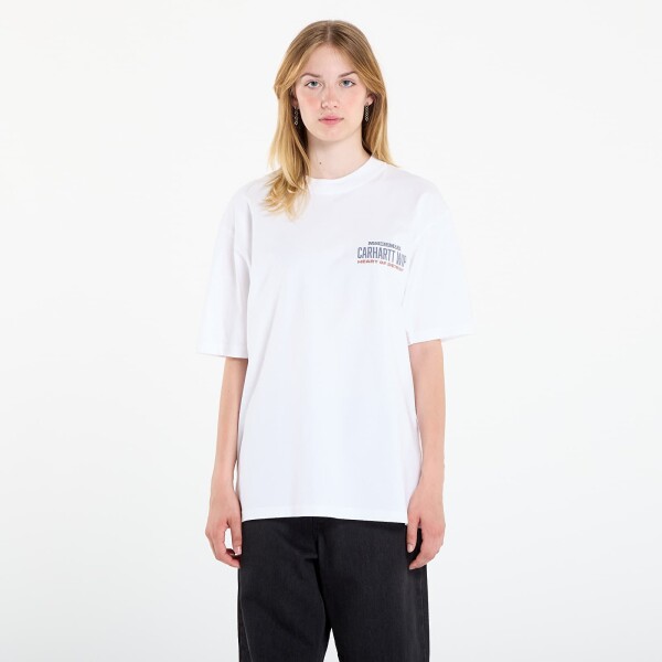 Tričko Carhartt WIP S/S Arcan T-Shirt UNISEX White Heavy Stone Wash XL