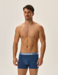 Pánske boxerky 3PACK Jarl 41930-MLC Jeans Blue Pattern - Henderson L modrá mix
