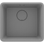 DEANTE DEANTE - Momi metallic grey Granitový drez, 1-bowl ZKM_S10A