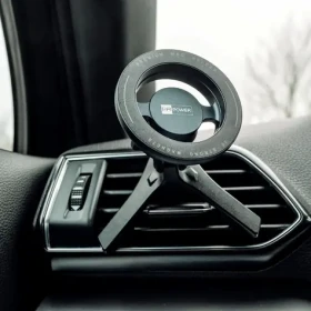 ER Magnetic Vent Mount s trojnožkou / Magnetický držiak do auta / do ventilačnej mriežky / MagSafe kompatibilný (ERMGVMHT)