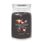 Yankee Candle Signature Black Coconut veľký pohár 567g / doba horenia až: 90h (5038581124926)