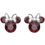 Disney Trblietavé strieborné náušnice kôstky Minnie Mouse ES00013SJANL.CS