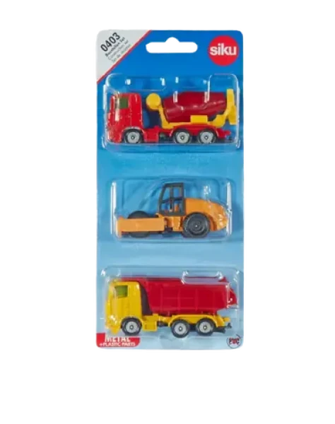 SIKU Blister set - konštrukčný set 3 ks