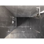 MEXEN/S - Lunar-F L sprchový kút skladacie dvere ľavá 100 x 70, transparent, biela 836L-100-070-20-00-L