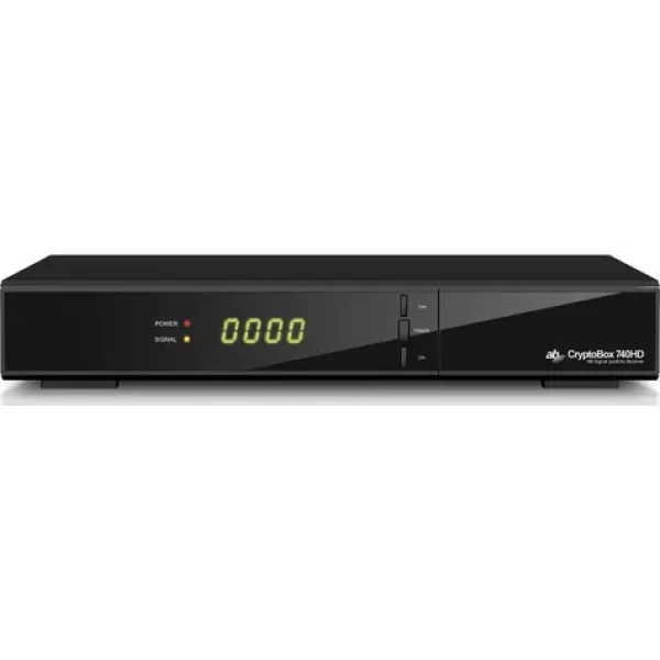 AB CryptoBox 740HD / Satelitný prijímač / DVB-S2 / H.265 / Full HD / CI slot / PVR / HDMI / USB (AB CR740HD)