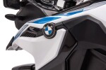 Mamido Detská elektrická motorka Polícia BMW biela