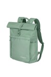 Roll top batoh Travelite Basics Roll-up Backpack Light green
