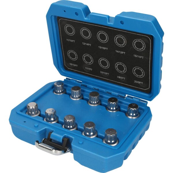 Sortiment zámkov na ráfiky pre BMW, 10 ks Brilliant Tools BT691170; BT691170