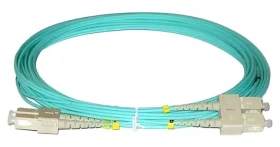 Xtendlan FO patch SC-SC / Optický patch kábel / 3 m / OM3 50/125 / Duplex / LS0H (FOP-SCSC-D-3-50-OM3)