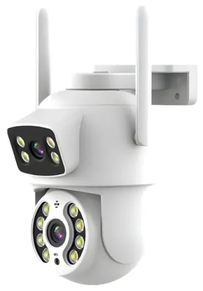 Immax NEO LITE SMART Security DOUBLE / Vonkajšia IP kamera / P/T 355 ° / 90 ° / Wi-Fi / 2× 2MP / ONVIF / TUYA (07783L)